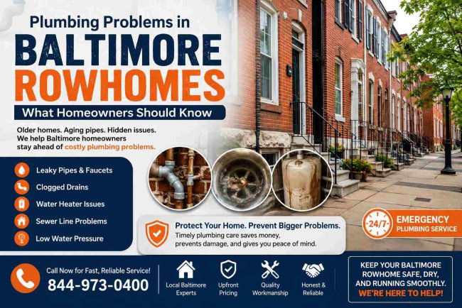 Plumbing Problems in Baltimore Rowhomes  What Homeowners Should Know
