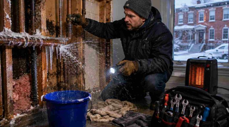 Burst Pipe in Baltimore During Winter  Emergency Steps for Homeowners