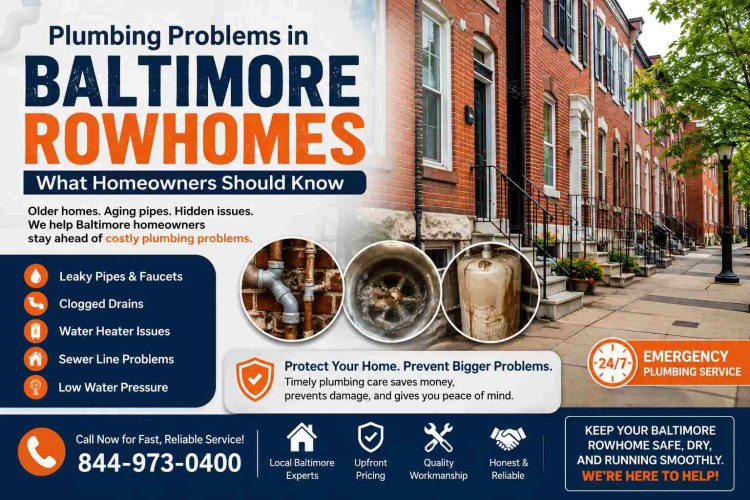 Plumbing Problems in Baltimore Rowhomes  What Homeowners Should Know